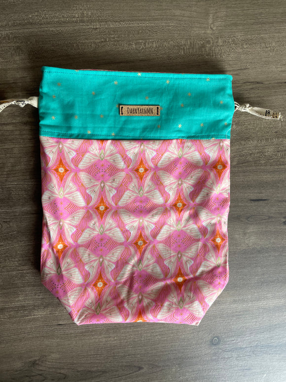 Camellia 9 Drawstring Project Bag