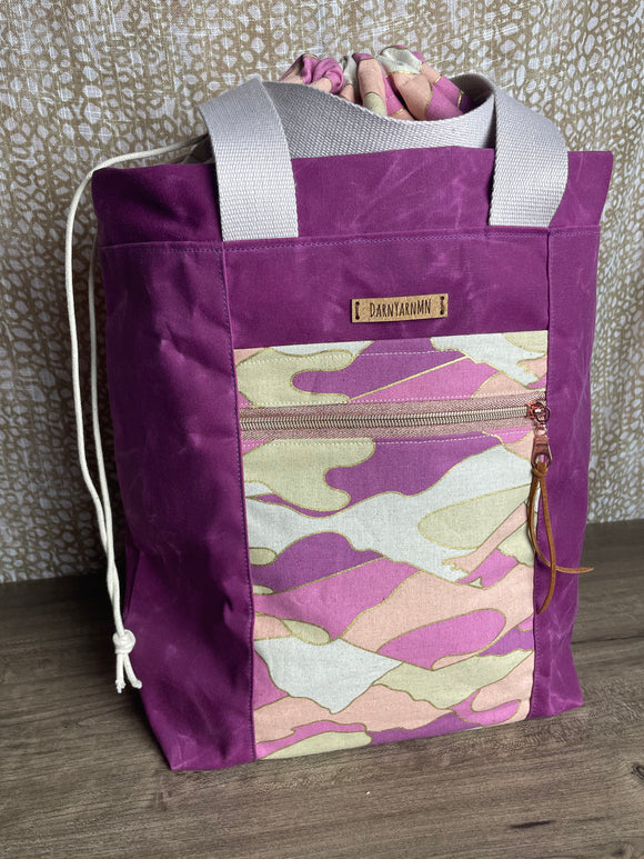 Pink and Purple mountains Phoenix Bag
