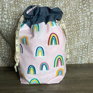Rainbows and Starlight Drawstring Project Bag